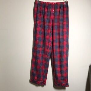 Victoria’s Secret S Pajama Pants Lightweight Red Plaid Lounge NEW